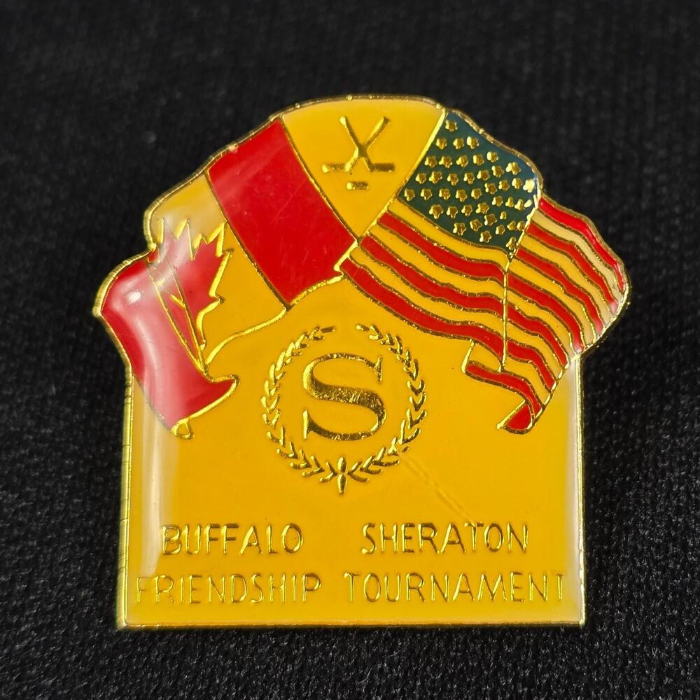 Sheraton Buffalo Friendship Tournament Pin USA Canada Golf Souvenir